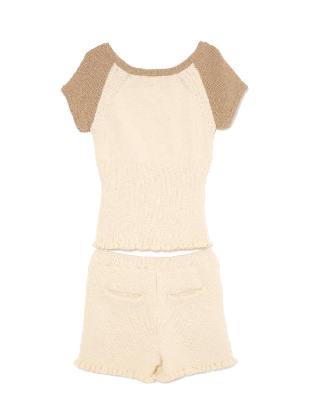Lala frill knit set up