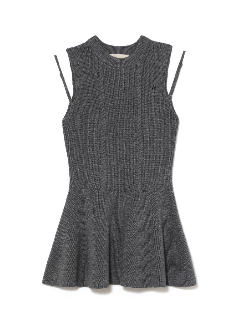 andmary Adel peplum knit tops アンドマリー ANDMARY】Adel peplum knit tops