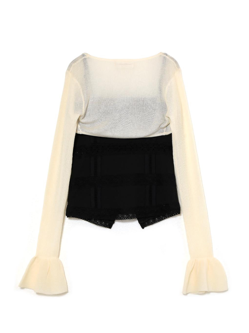 ANDMARY】Kiki lace cardigan set tops