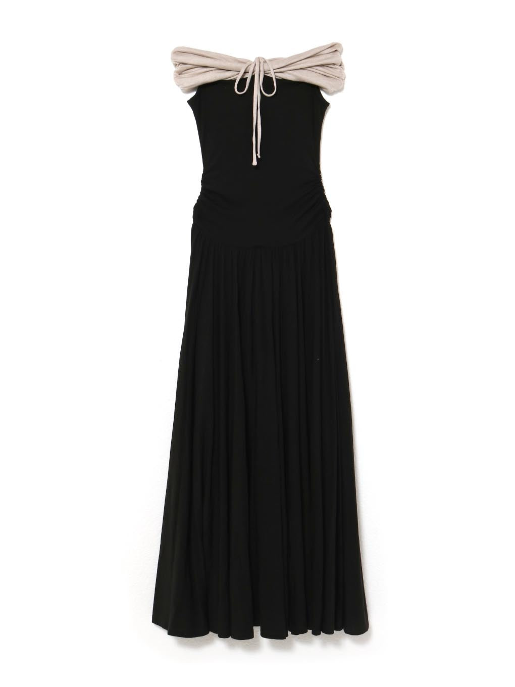 新品タグ付 ブラックOrga offshoulder dress andmary Orga offshoulder dress