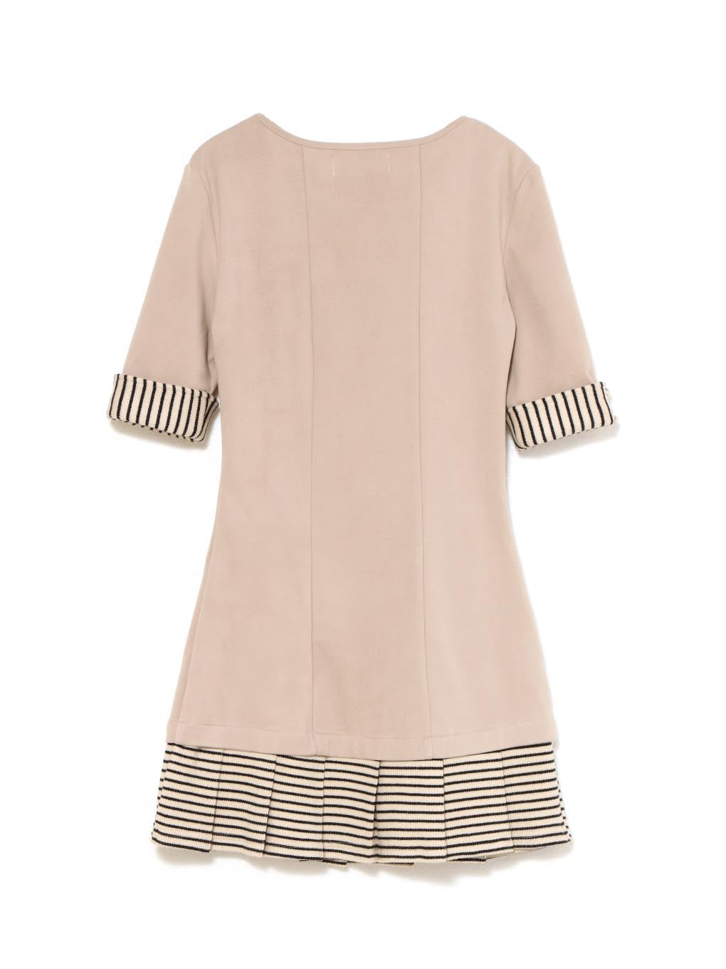 Aiden pleats mini dress