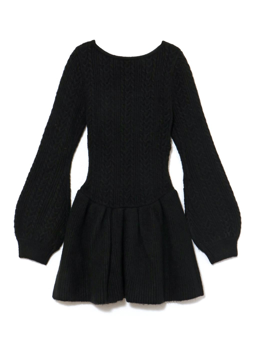 Amy cable flare mini dress