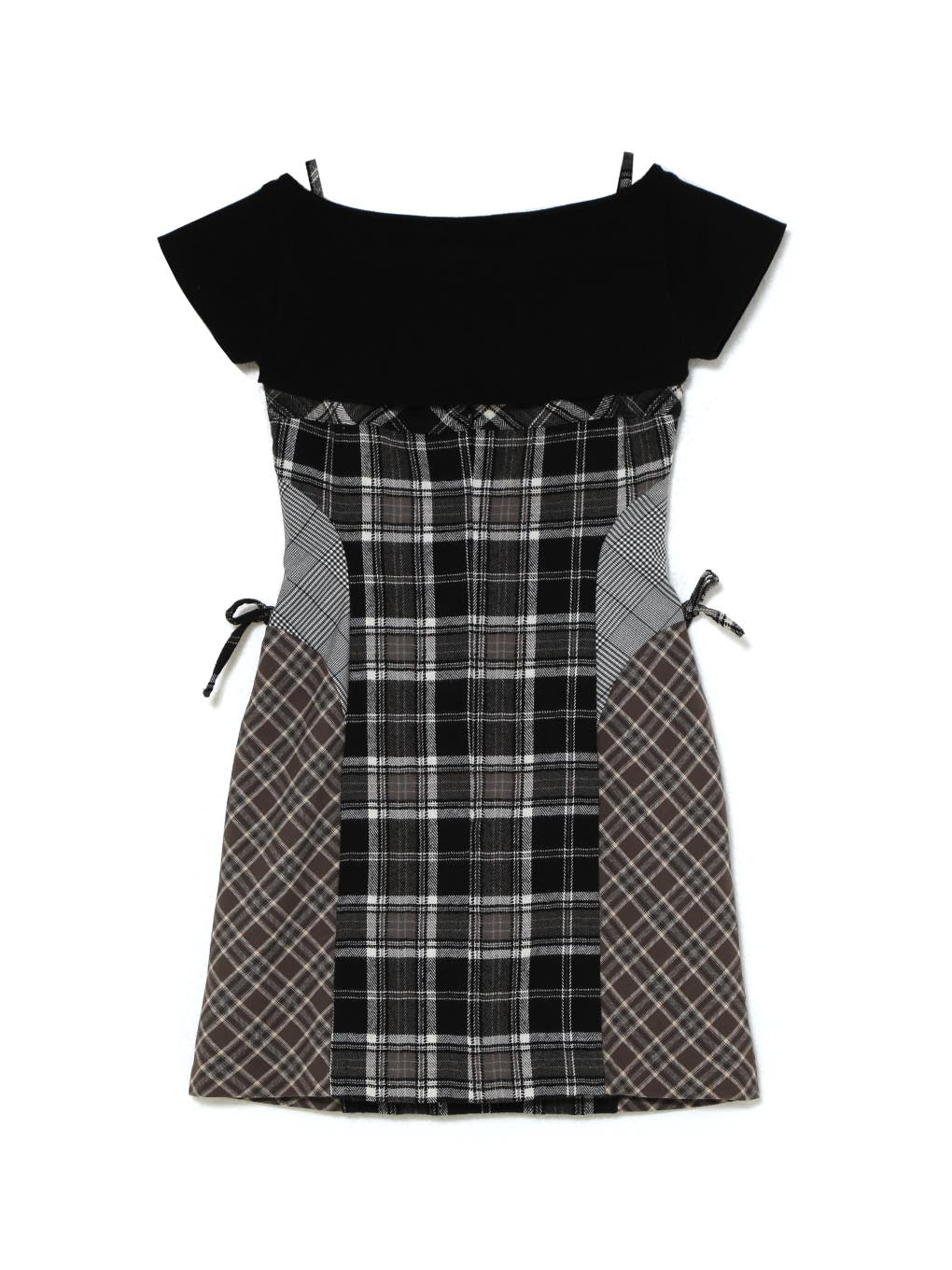 Khy check mini dress