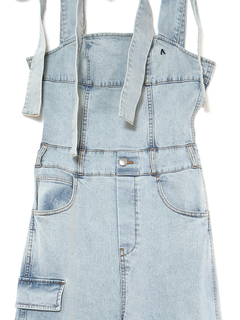 Nicola ribbon denim allinone