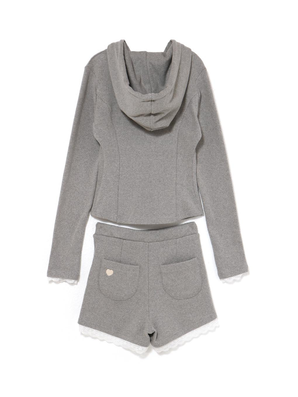 ANDMARY 上着 ANDMARY】Fluffy zip up jacket