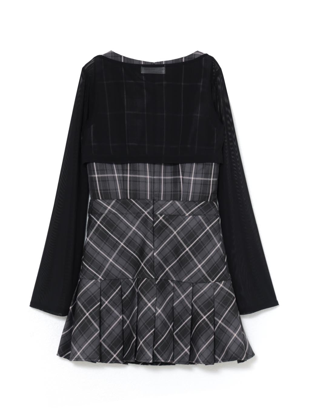 Donna check mini dress