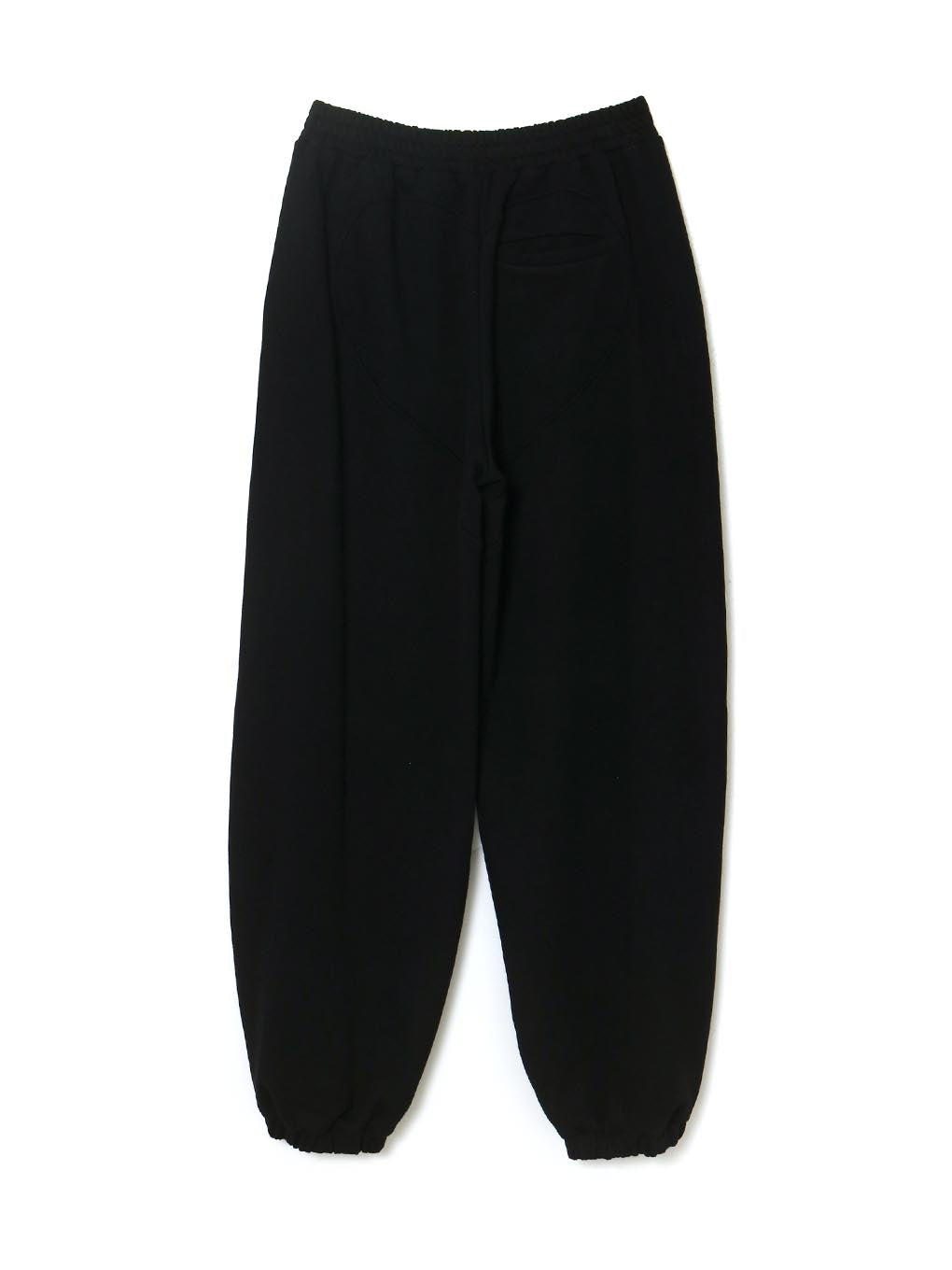 Heart hip sweat pants Blackコットン100％