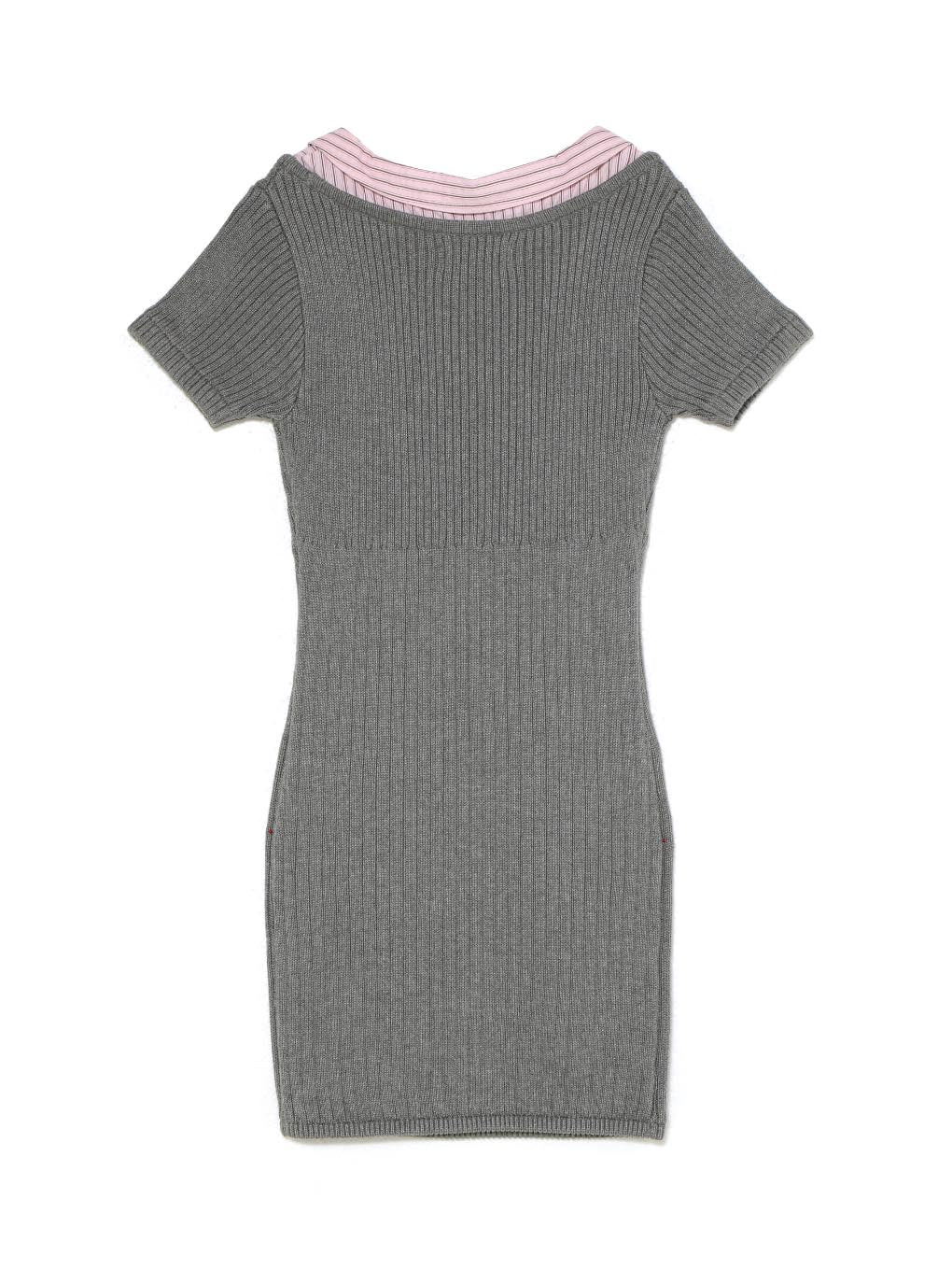 Nina stripe shirt mini dress