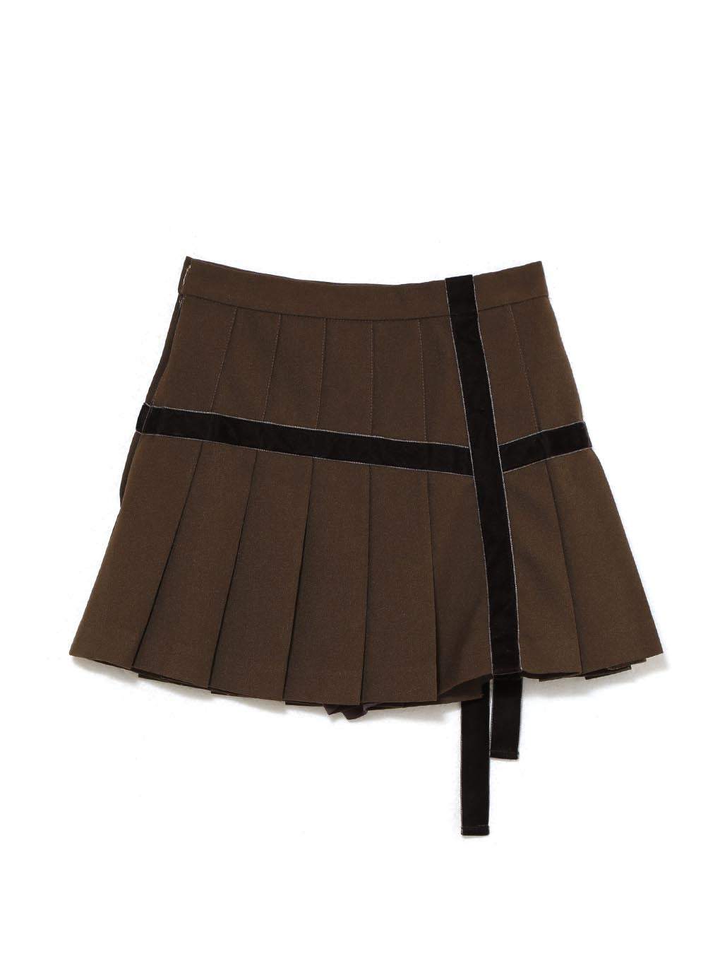 Valentine ribbon mini skirt