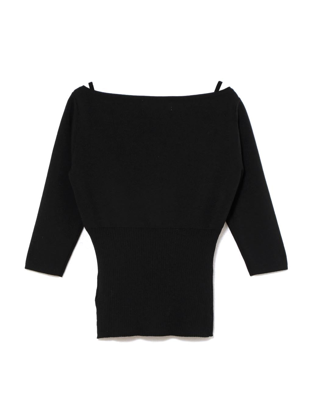 Hein ribbon knit tops