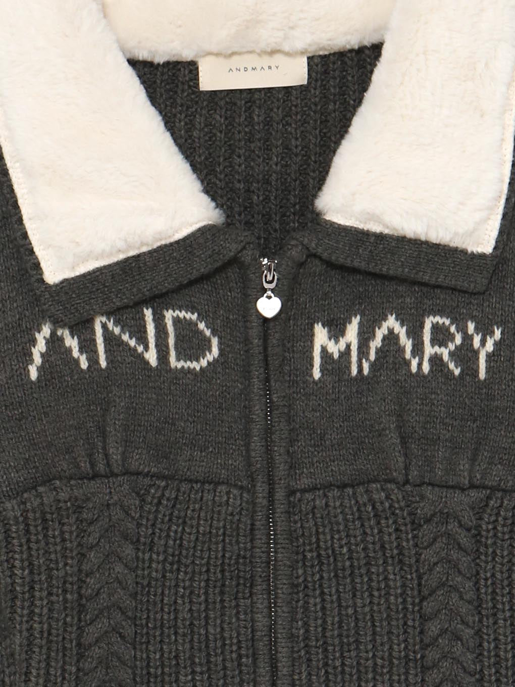 Mary logo zip tops