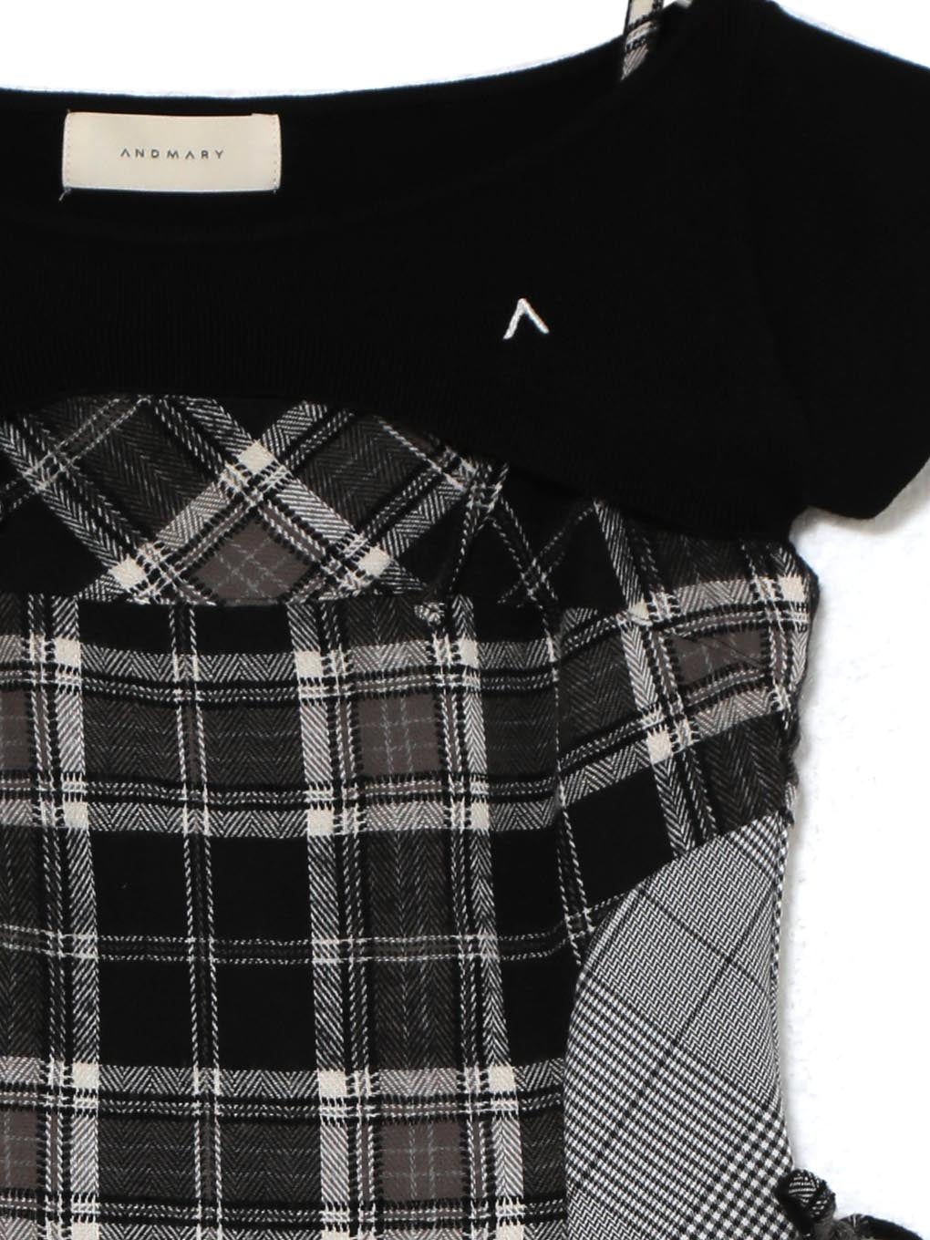 Khy check mini dress