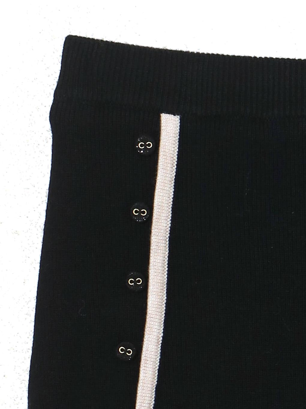 レディースANDMARY Emily knit set \u0026mini skirt ブラック