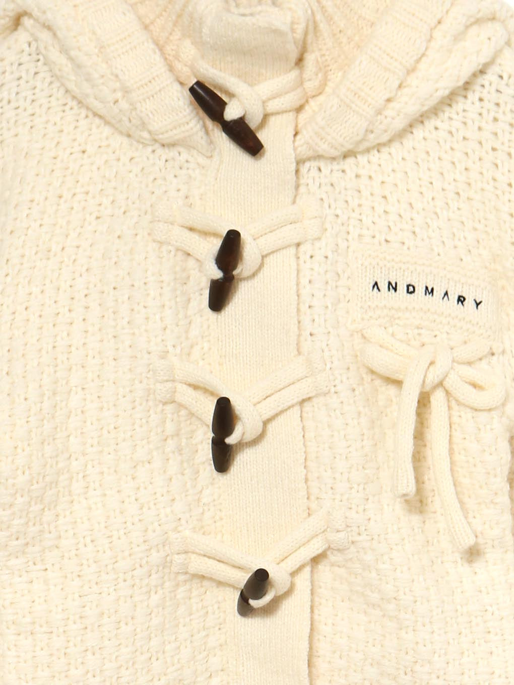 Cable knit jacket set up