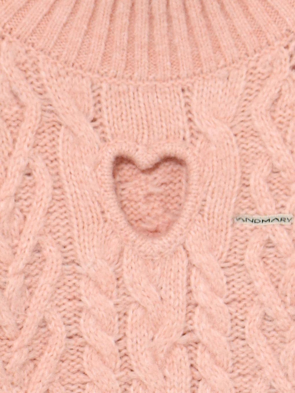 Mary heart knit tops