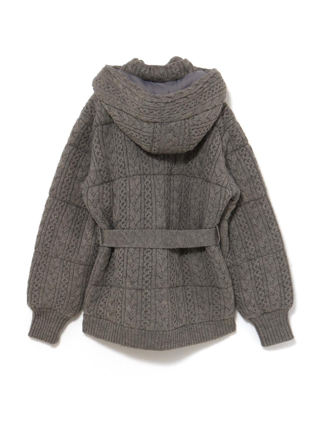 Mary quilting knit shape jacket
