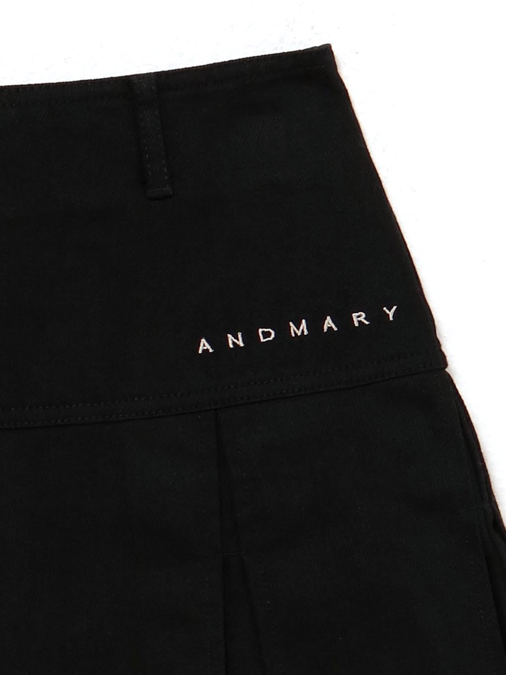 スカート Mary logo cotton skirt AM1384 Mary logo cotton skirt