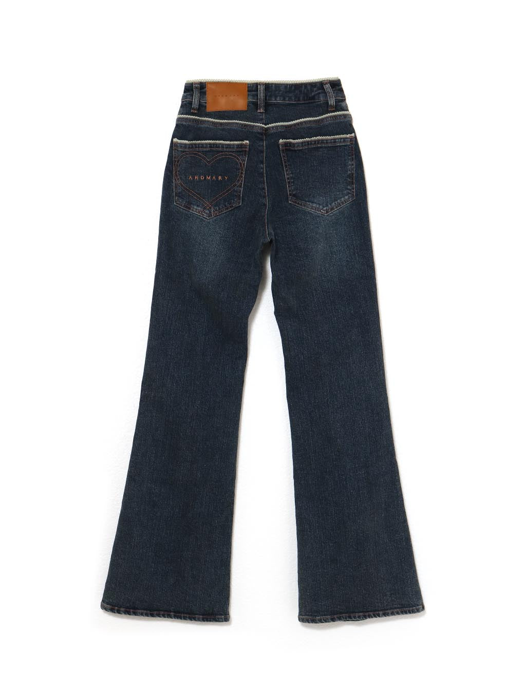 Heart stitch denim