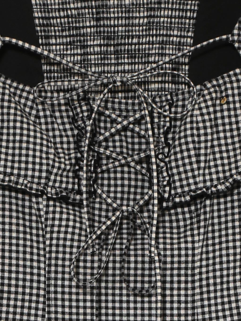 パンツ ANDMARY Dorothy gingham check ANDMARY】Dorothy gingham check set up