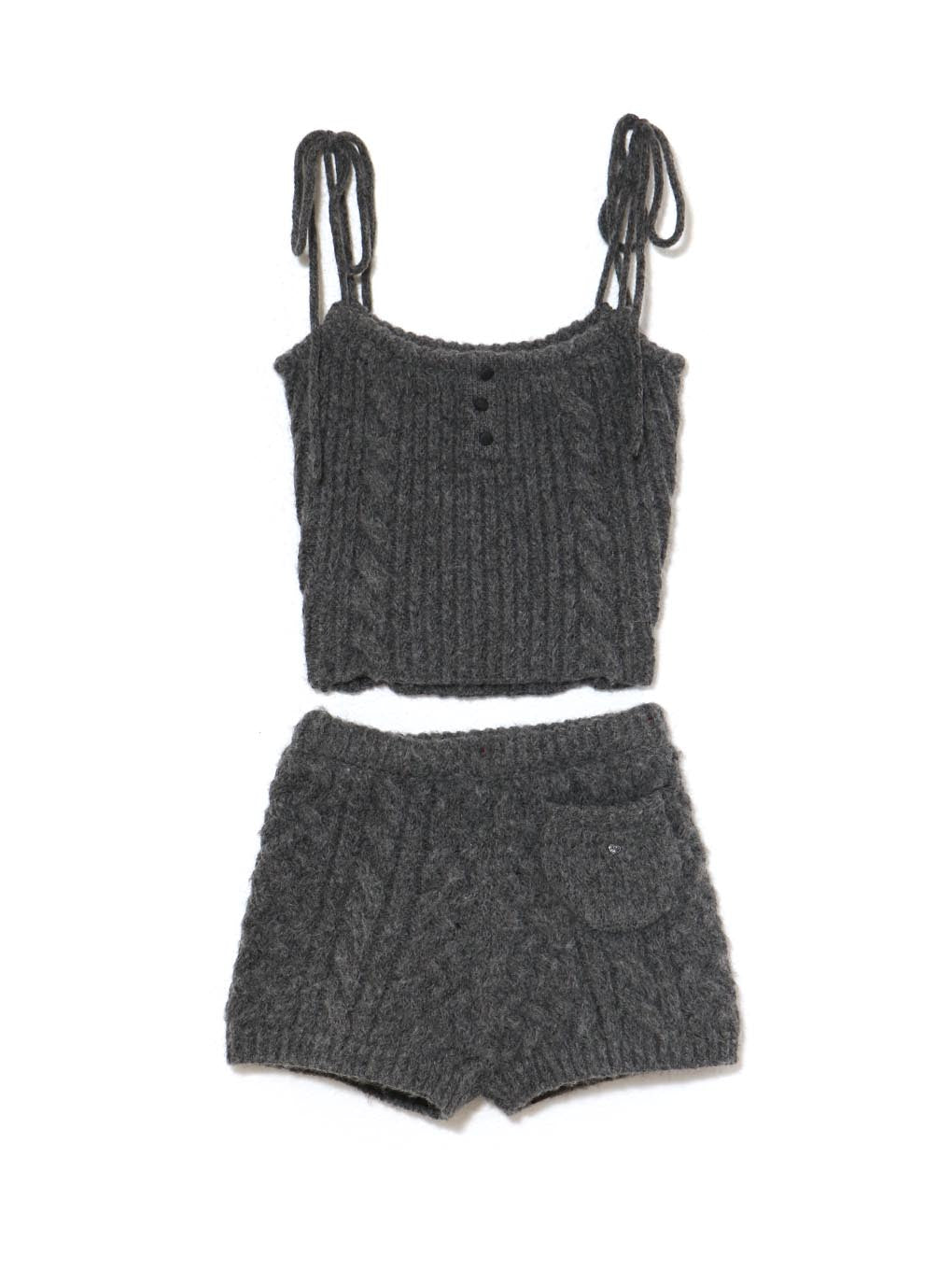 ANDMARY】Pam cable knit set up