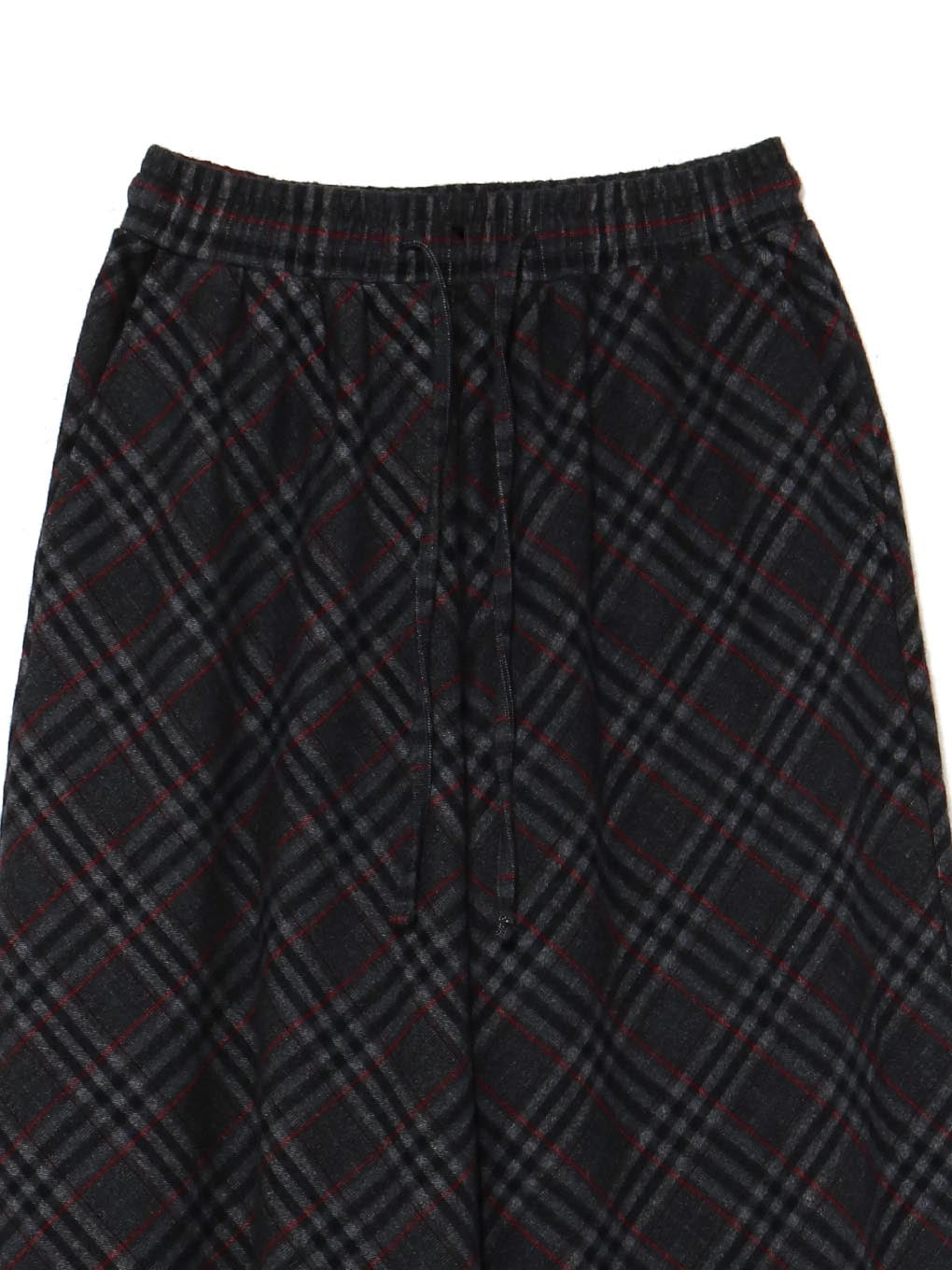 Monica check loose pants