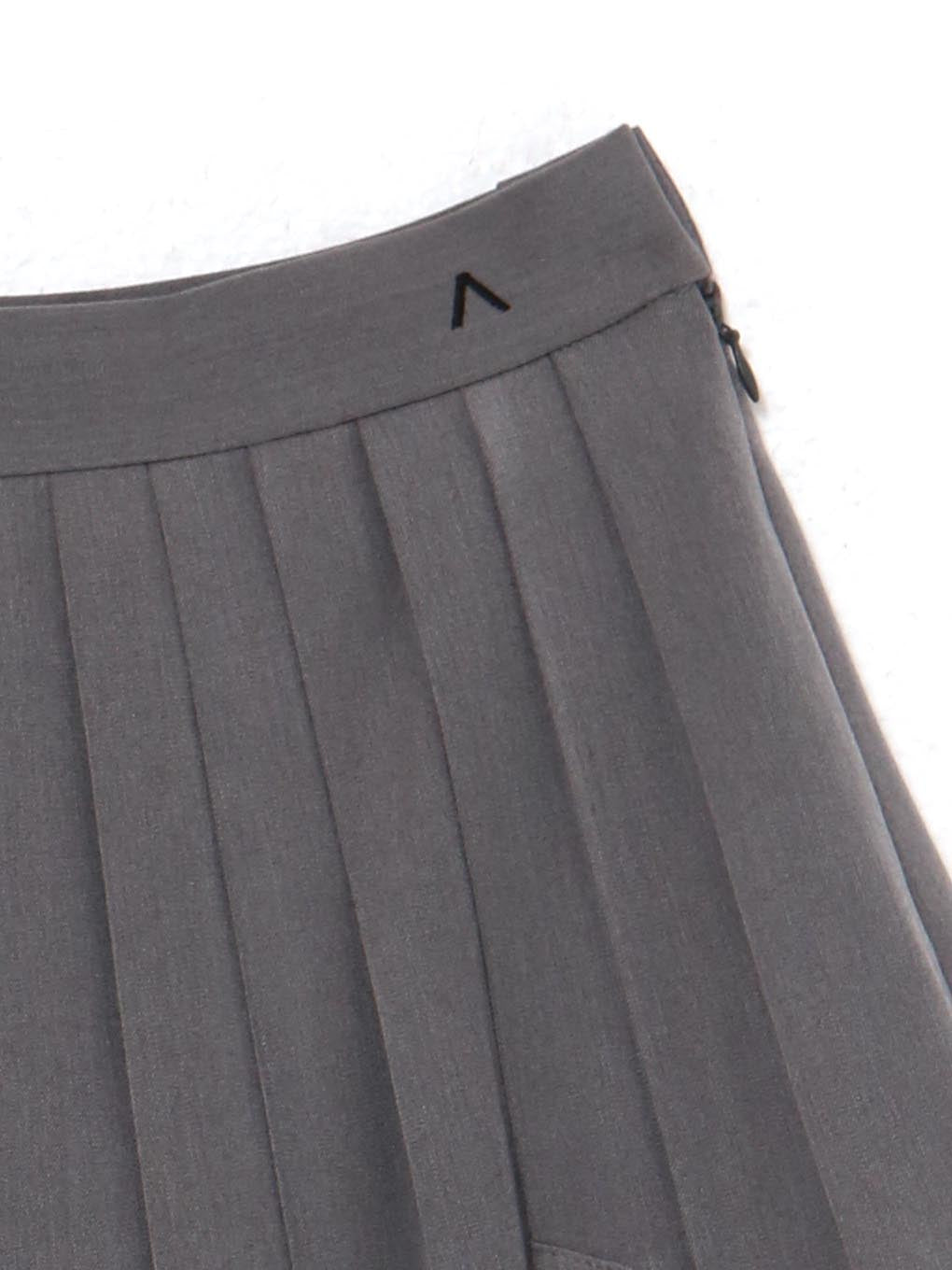 Dida pleats flare skirt