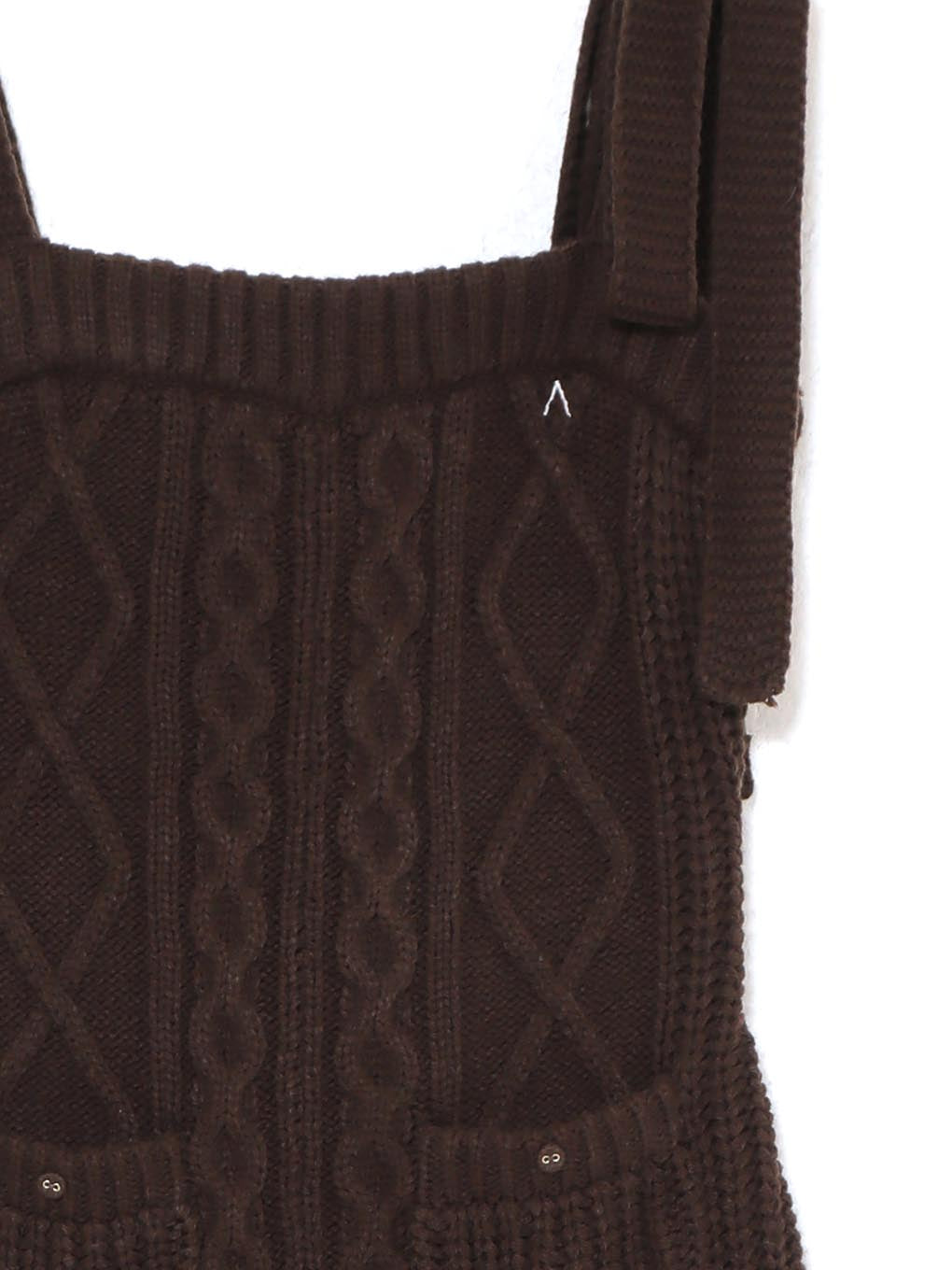 Cable knit rompers