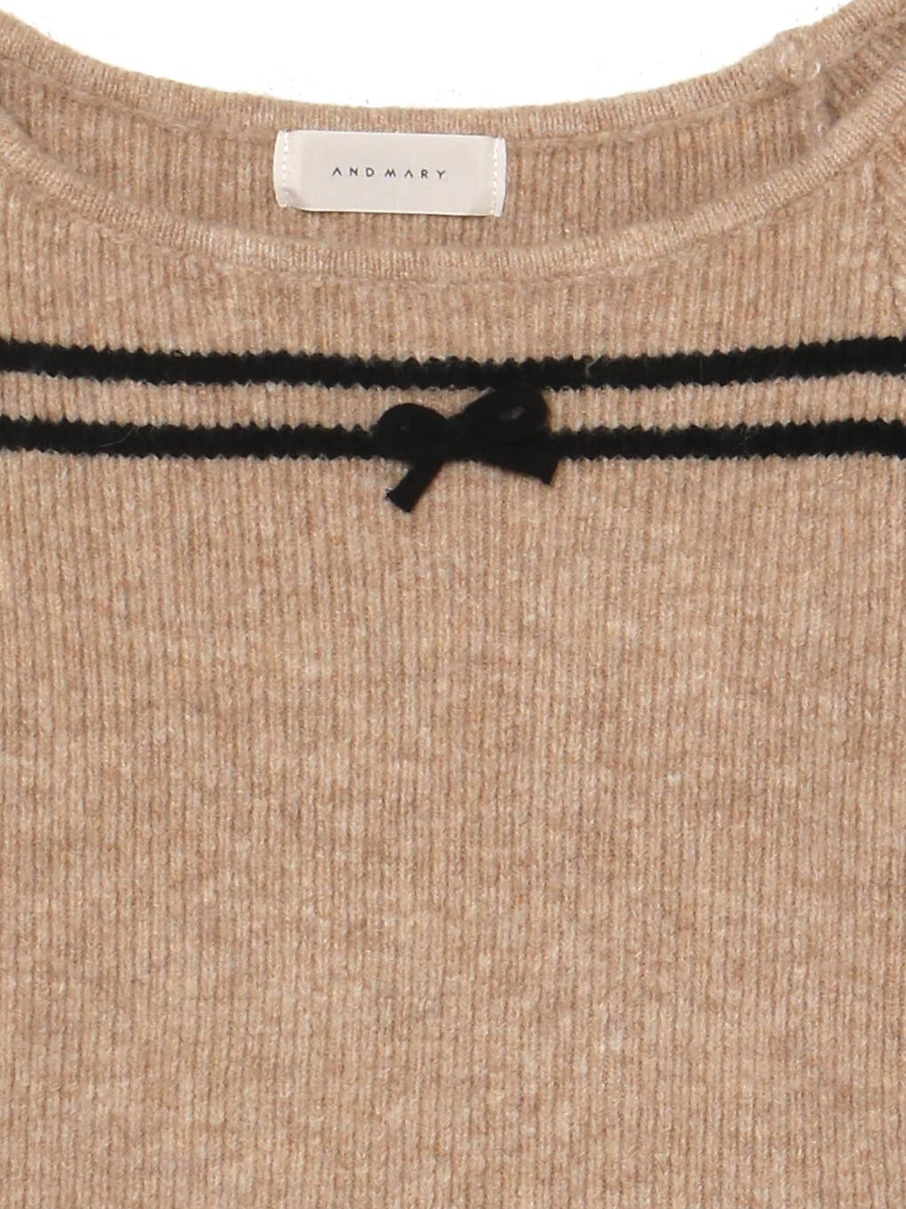 ANDMARY】Blair ribbon knit tops