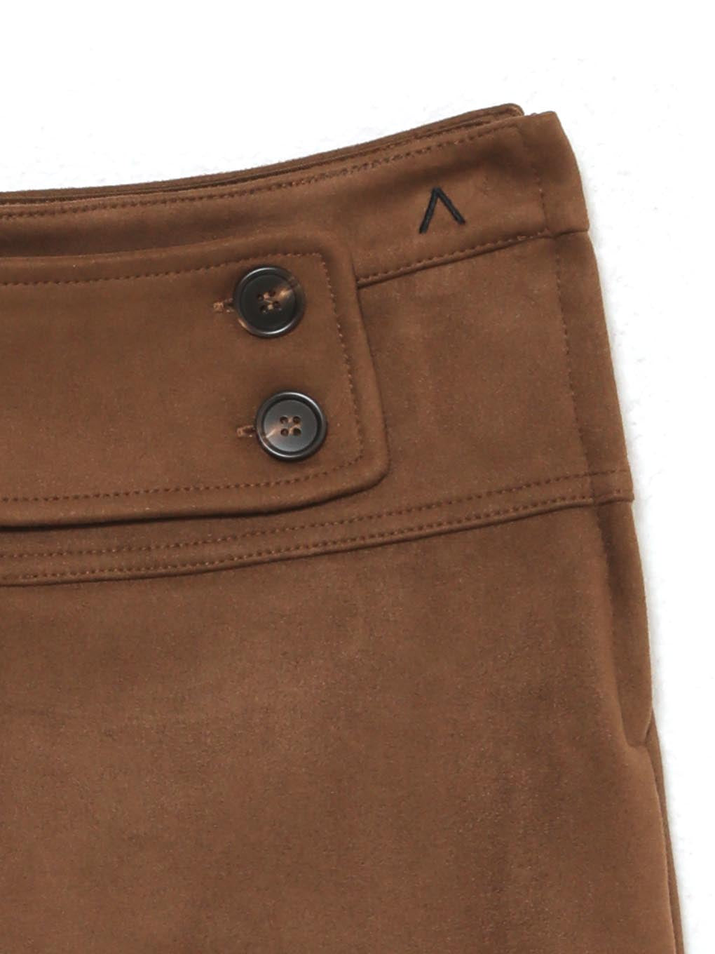 Raka suede belt skirt