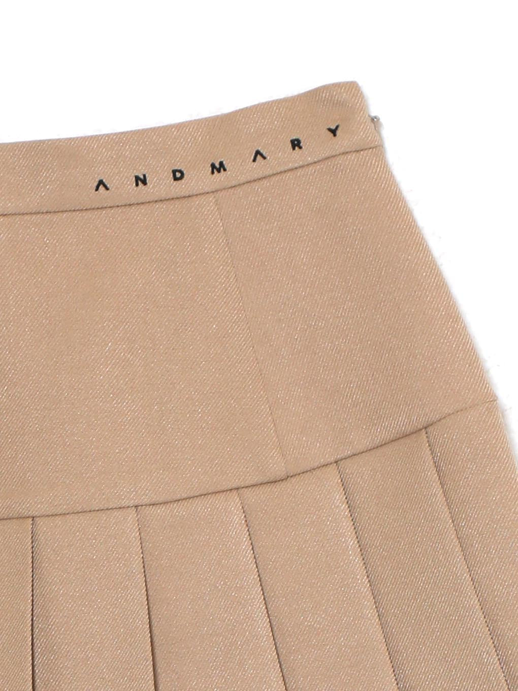 ANDMARY Dida pleats flare skirt S ベージュ Midi Pleated Skirt | OAK + FORT – OAK + FORT USA