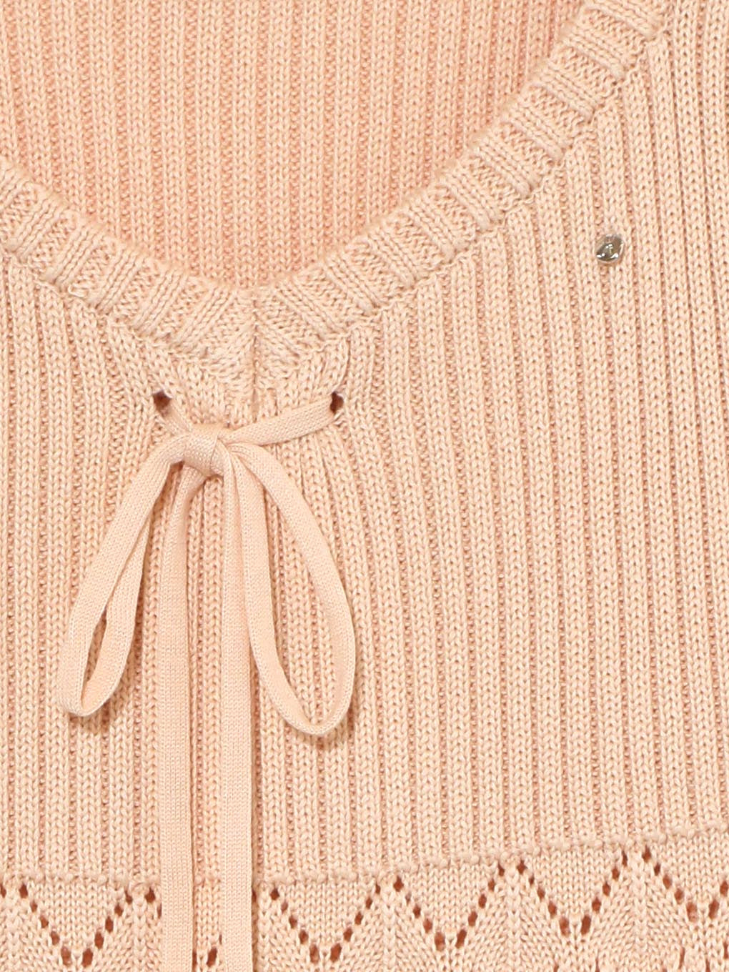 ANDMARY】Heart crochet knit tops