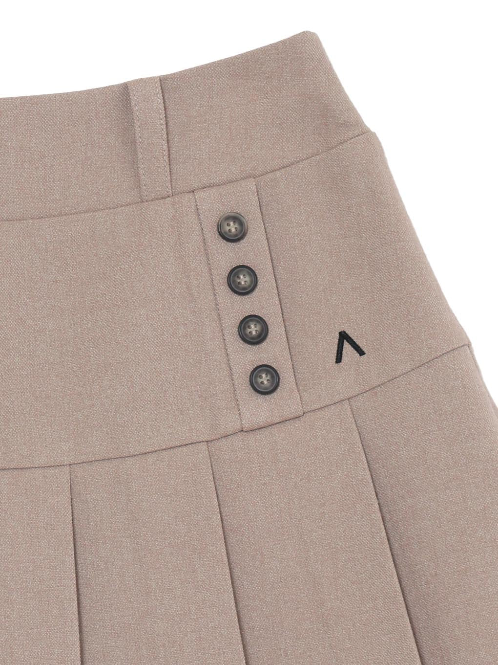 ANDMARY】Heidi pleats mini skirt