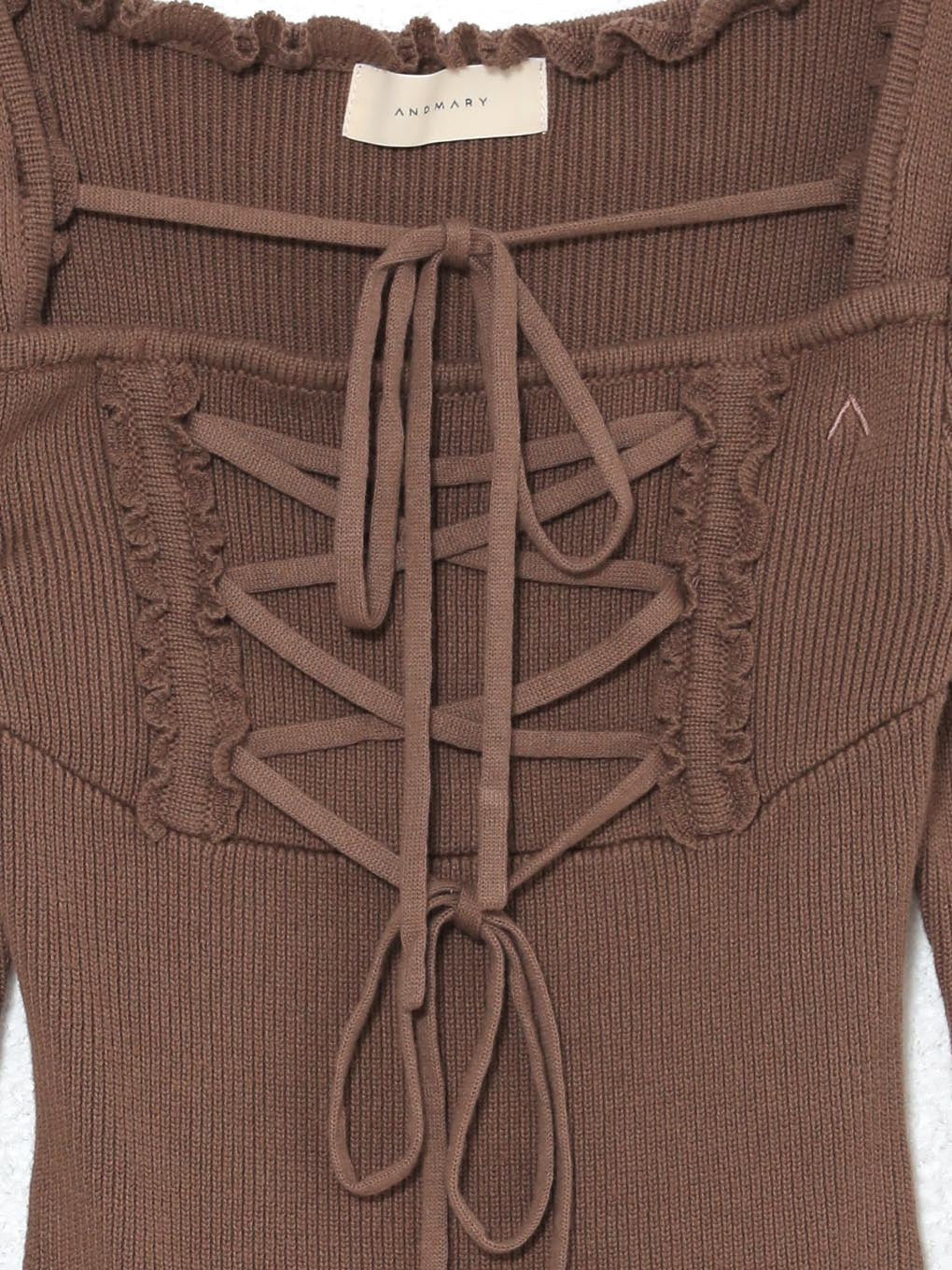 Lydia frill knit tops