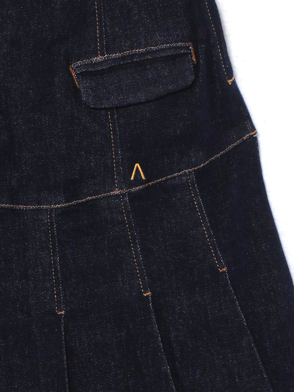 Denim rompers skirt