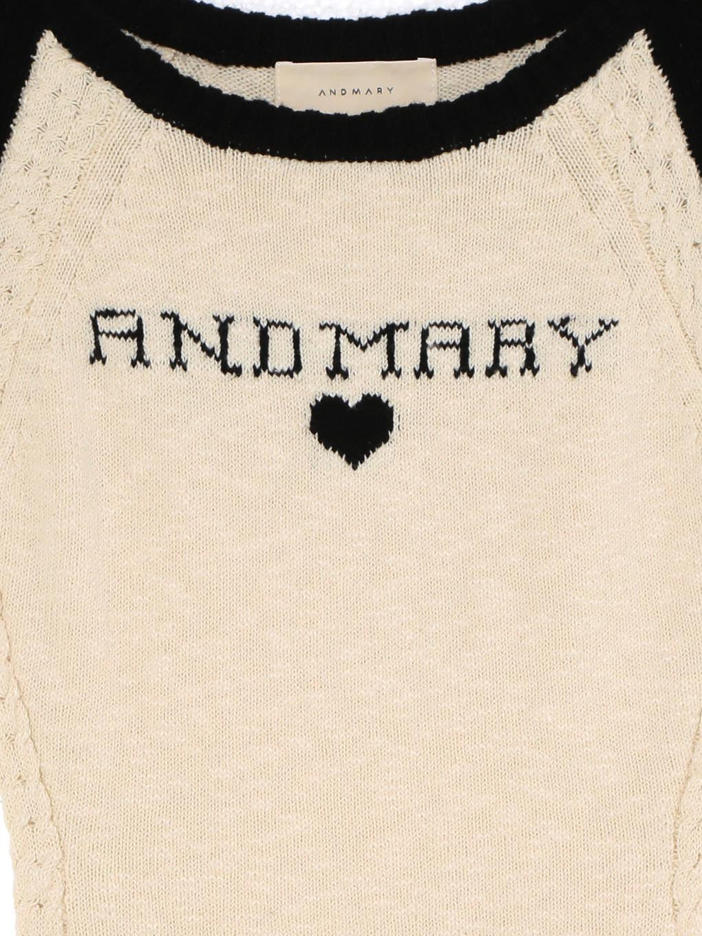 Mary logo raglan tops