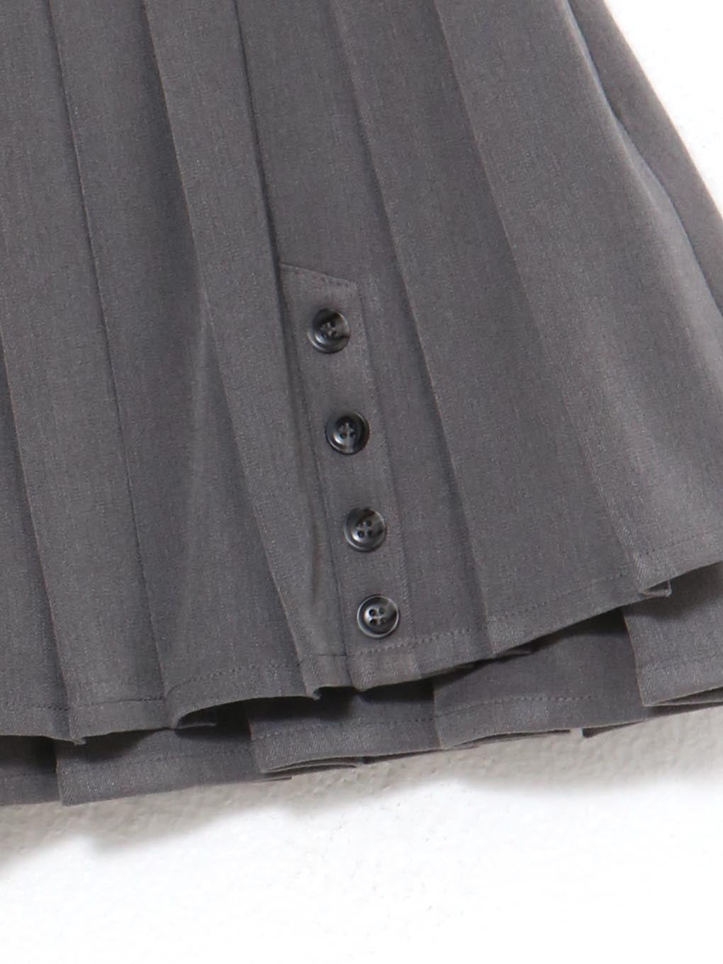 Dida pleats flare skirt