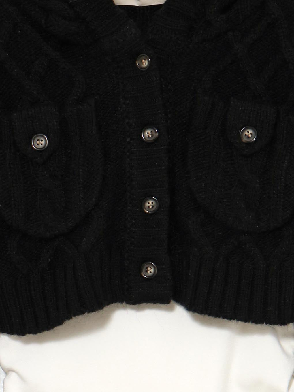 Mary logo cable knit set