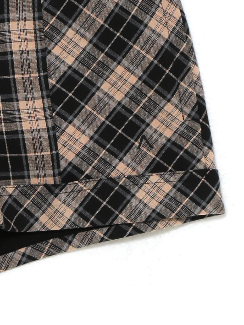 High waist check pants