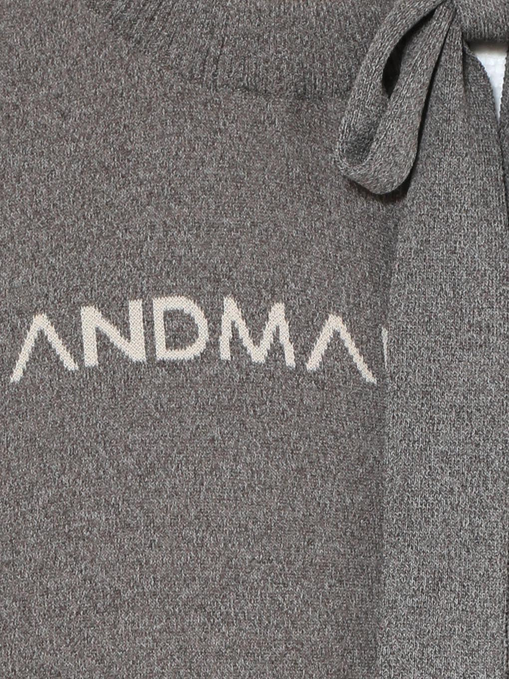 【新品未使用】ANDMARY Mary logo ribbon tank ANDMARY】Mary logo ribbon tank
