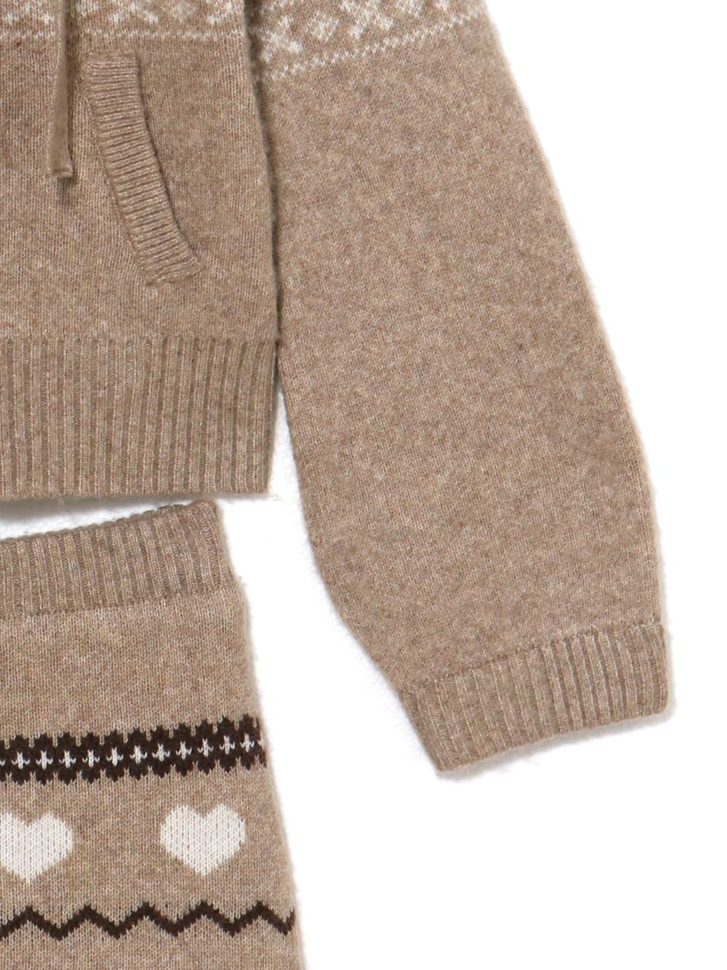 ANDMARY】Heart knit set up