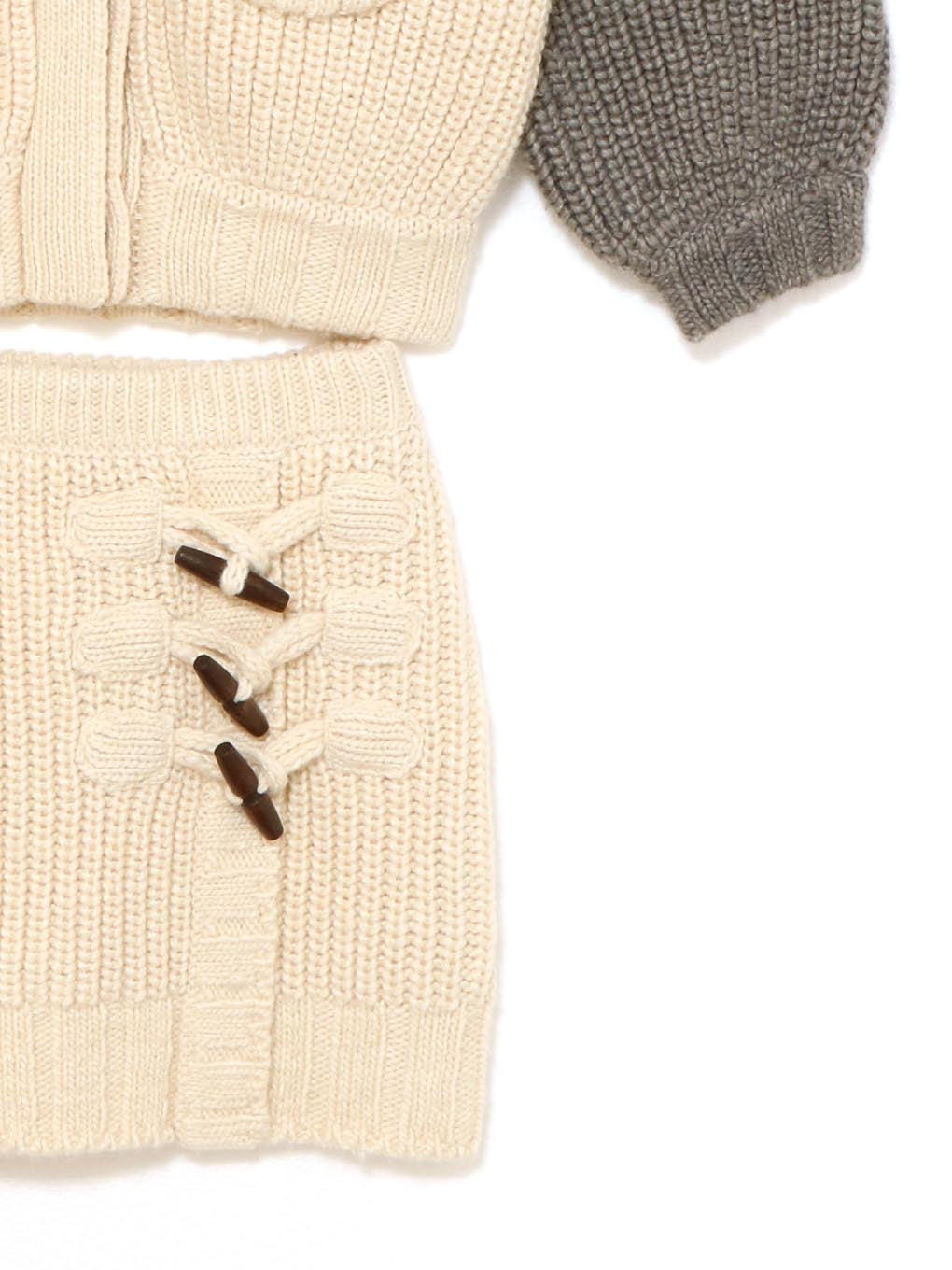 ANDMARY】Loose raglan knit set up