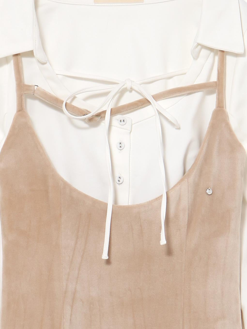 Betty velour mini dress