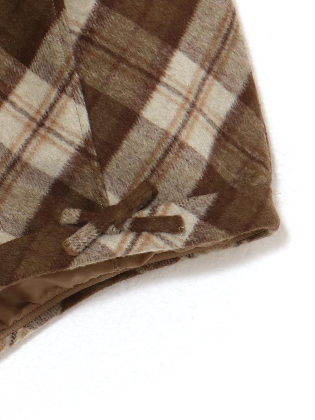 ANDMARY】Ribbon check mini pants