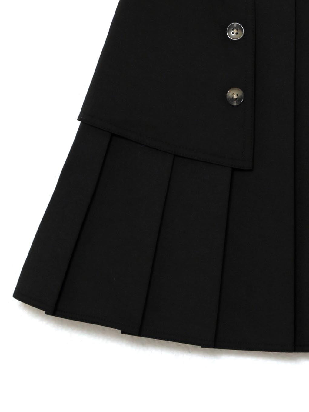 ジャケット・アウター ANDMARY Blair trench jacket pleats skirt ANDMARY】Blair trench pleats skirt