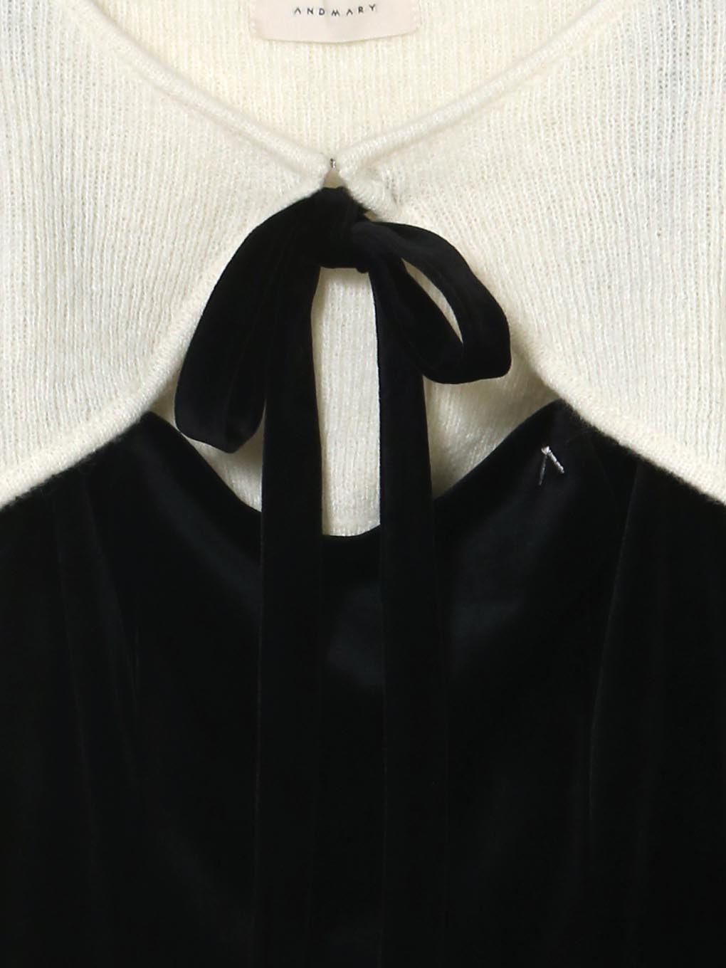 14,350円ANDMARY アンドマリー Anita ribbon mini dress
