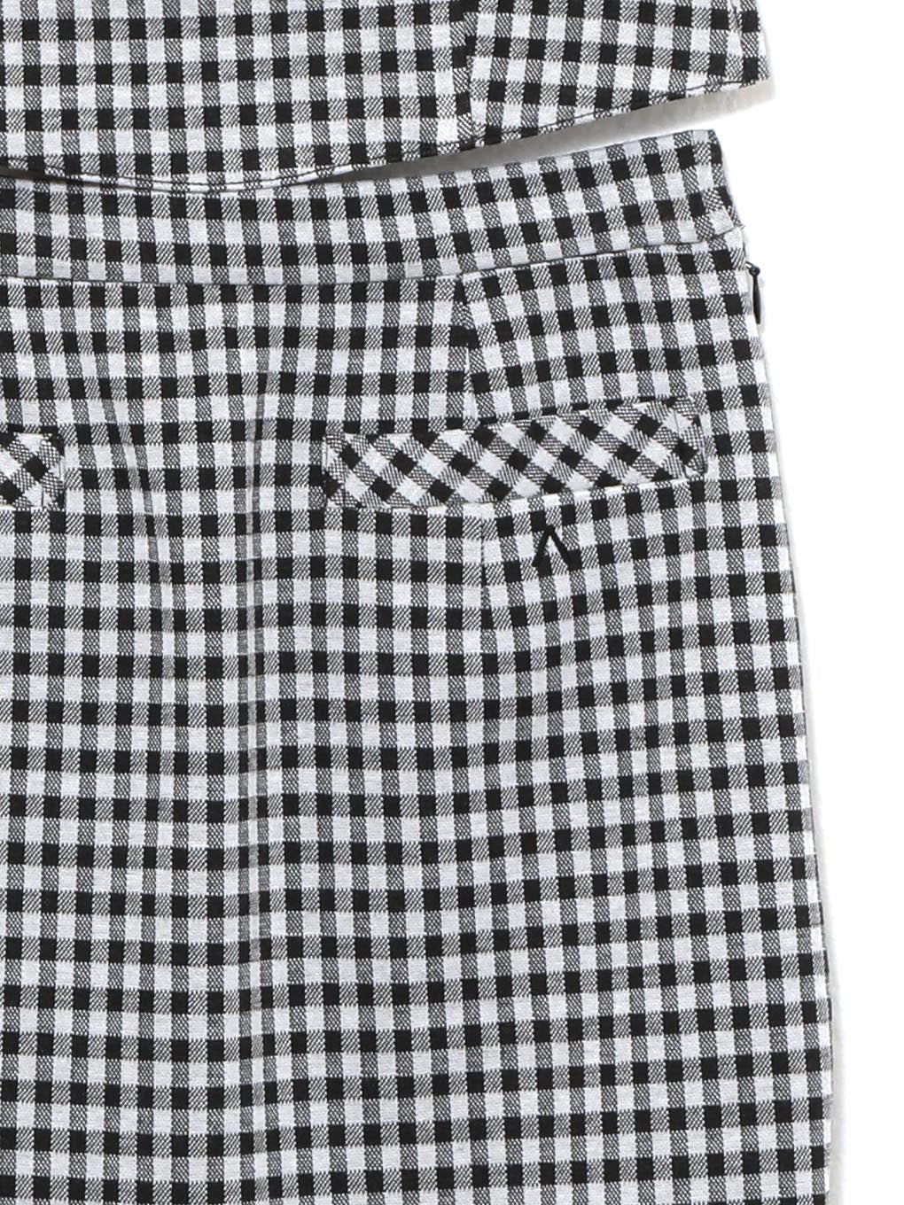 ANDMARY】Ruru gingham set up long