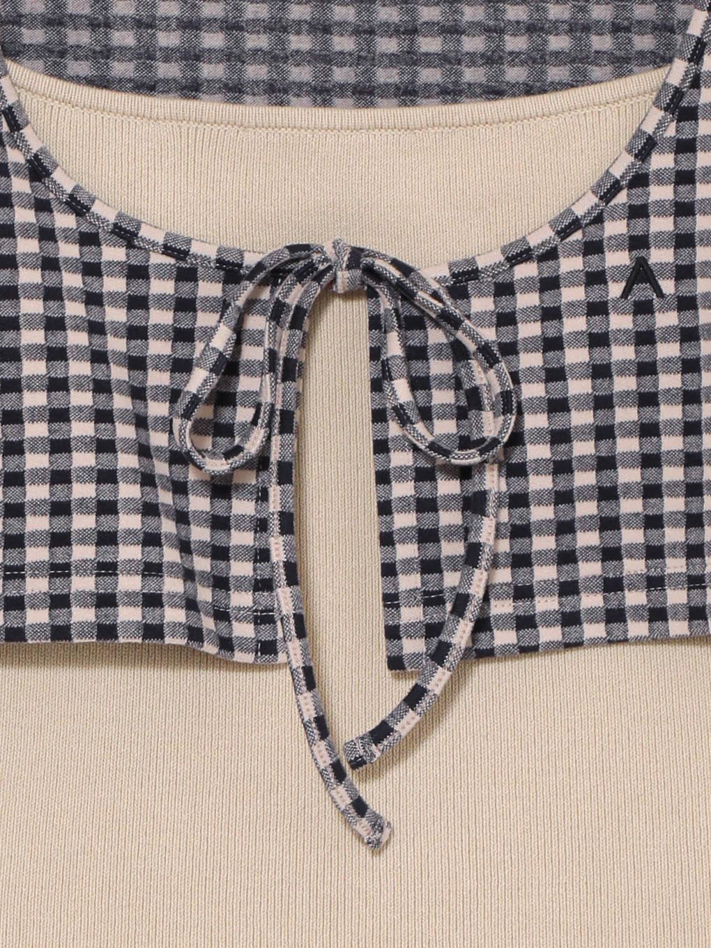 ANDMARY】Ava gingham check tops