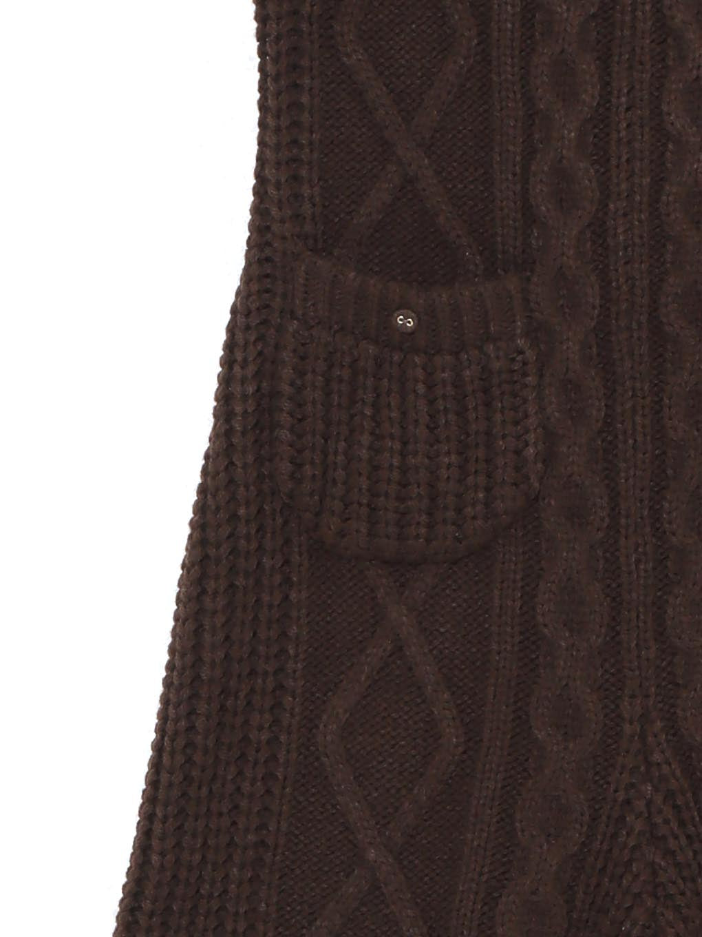 Cable knit rompers