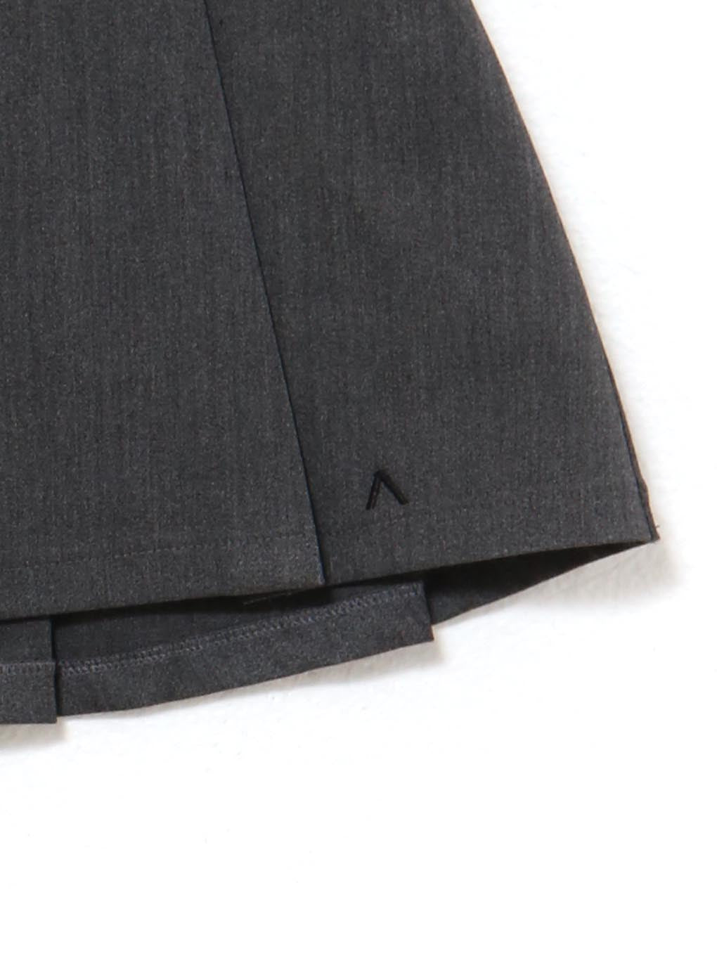Rain pleats mini skirt