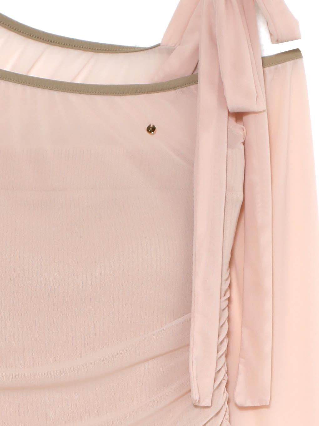 トップス Andmary Roy tulle set tops beige Roy tulle set tops color pink/beige ¥9900-tax in 春を感じさせる